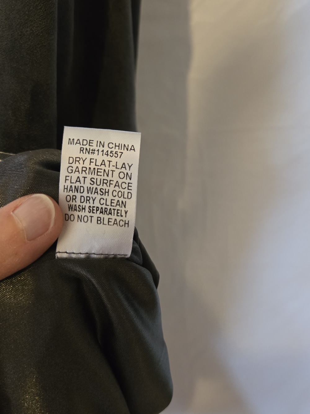 THML Gray Suede Halter Dress with Floral Embroidery - Picture 6 of 6